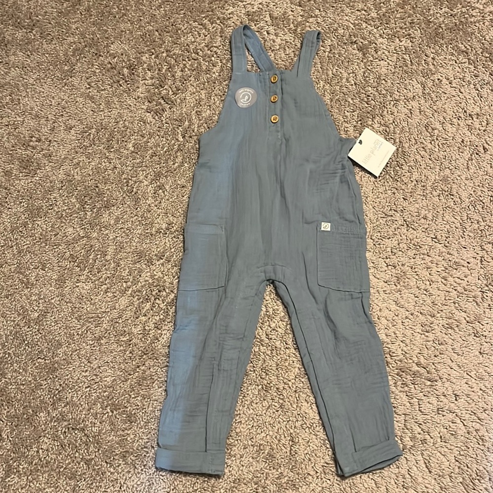 Carter’s Little Planet Baby Organic Cotton Gauze Overalls, Size 24m